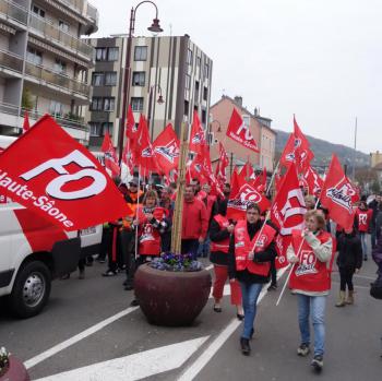 Manifestation du 09 avril 2016 à Vesoul contre la loi Travail