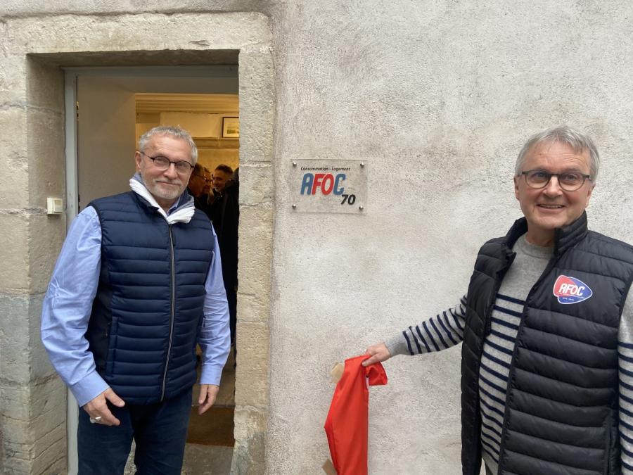 Inauguration des nouveaux locaux de l' AFOC 70
